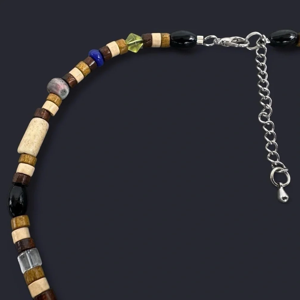 Multicolor Boho Bead Necklace